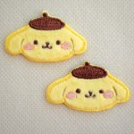 画像: ワッペン ポムポムプリン サンリオ 2枚組