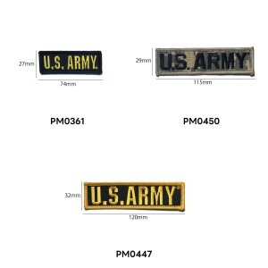 画像3: ミリタリーワッペン タブ U.S.Army Tab アーミー アメリカ陸軍 アイロン 刺繍 通販 (3)