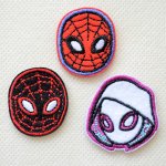 画像: ワッペン スパイダーマン フェイスセット