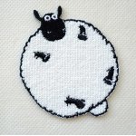 画像: ワッペン ひつじのショーン シャーリー 30周年 Shaum the Sheep