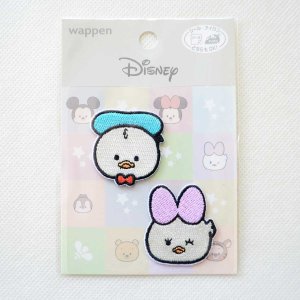 画像3: ワッペン ディズニー ドナルドダック デイジーダック ミニ シール アイロン 2枚セット (3)