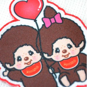 画像2: ワッペン モンチッチ モンチッチくん モンチッチちゃん アイロン おしゃれ 大人向け  (2)