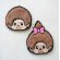 画像1: ワッペン モンチッチ モンチッチくん モンチッチちゃん アイロン おしゃれ 大人向け 2枚セット (1)