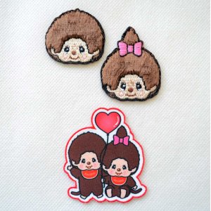 画像4: ワッペン モンチッチ モンチッチくん モンチッチちゃん アイロン おしゃれ 大人向け  (4)