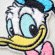 画像2: ワッペン ディズニー ドナルドダック レトロ サガラ アイロン シール おしゃれ 大人 (2)