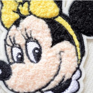 画像2: ワッペン ディズニー ミニーマウス レトロ サガラ アイロン シール おしゃれ 大人 (2)