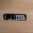 画像: ステッカー　WIDE LOAD