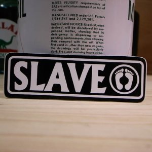 画像1: ステッカー　SLAVE (1)