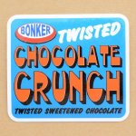 画像: アドバタイジングステッカー(L) Chocolate Crunch ライトブルー シール アメリカン 防水仕様