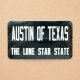 画像: アドバタイジングステッカー(S) Austin of Texas ブラック シール アメリカン 防水仕様