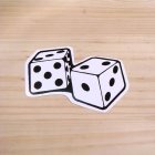 画像: ステッカー/シール ダイス Dice(サイコロ)