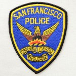 画像: ポリスワッペン サンフランシスコ警察(糊なし)