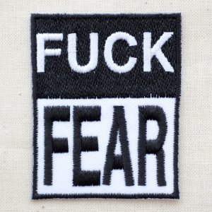 画像1: ワッペン ファックフィア Fuck Fear (1)