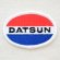 ロゴワッペン ダットサン Datsun(オーバル) 自動車 WD0066