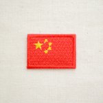 画像: ミニワッペン 中国国旗 五星紅旗(SSサイズ)
