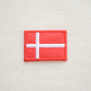 ミニワッペン デンマーク国旗 ダンネブロ(SSサイズ) Denmark Flag WN0007DK-SS