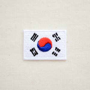 ミニワッペン 韓国国旗 太極旗(SSサイズ) Korea Flag WN0007KR-SS