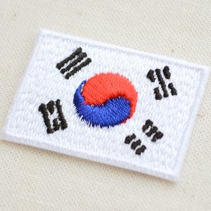 ミニワッペン 韓国国旗 太極旗(SSサイズ) Korea Flag WN0007KR-SS