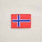 画像: ミニワッペン ノルウェー国旗(SSサイズ)