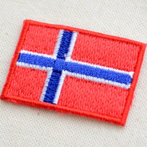 ミニワッペン ノルウェー国旗 (SSサイズ) Norway Flag WN0007NO-SS