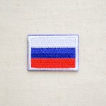 画像: ミニワッペン ロシア国旗(SSサイズ)