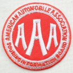 画像: ロゴワッペン AAA アメリカ自動車協会 トリプルエー