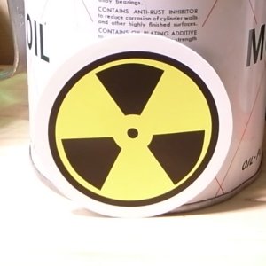 画像1: ステッカー/シール 原子力マーク Nuclear (1)