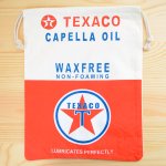 画像: アメリカンロゴ巾着袋(L) テキサコオイル Texaco Oil