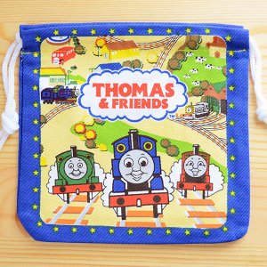 画像1: アメリカンキャラ巾着袋(S) きかんしゃトーマス Thomas&Friends (1)