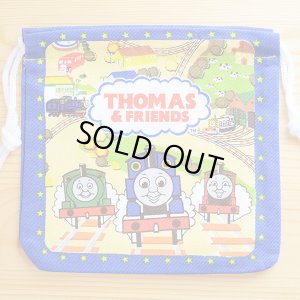 画像1: アメリカンキャラ巾着袋(S) きかんしゃトーマス Thomas&Friends (1)