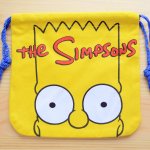 画像: アメリカンキャラ巾着袋(S) シンプソンズ Simpsons