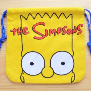 画像1: アメリカンキャラ巾着袋(S) シンプソンズ Simpsons (1)