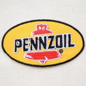 画像1: ロゴワッペン ペンズオイル Pennzoil (1)