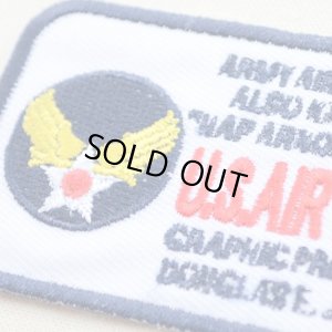 画像2: ミリタリーワッペン U.S.Air Force エアフォース アメリカ空軍(レクタングル) (2)