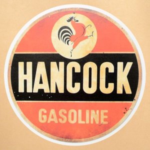 画像1: ガレージステッカー/シール ハンコックガソリン Hancock (1)