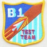 画像: ミリタリーワッペン B1 Test Team テストチーム アメリカ空軍