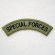 画像1: ミリタリーワッペン Special Forces スペシャルフォース アメリカ陸軍(カーキ/扇形) (1)