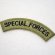 画像2: ミリタリーワッペン Special Forces スペシャルフォース アメリカ陸軍(カーキ/扇形) (2)