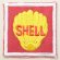 画像1: ロゴワッペン シェル Shell オイル(スクエア) (1)