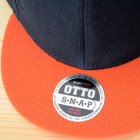 画像: 帽子/キャップ オットー Otto フラットバイザー ウールブレンド(オレンジ×ブラック) *メール便不可