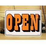 画像: 看板/プラサインボード オープン/クローズド Open/Closed(両面プリント) *メール便不可