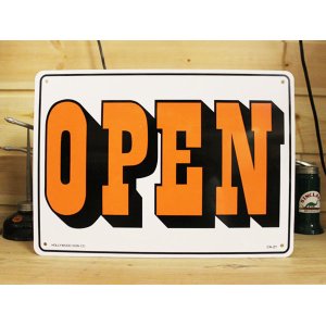 画像1: 看板/プラサインボード オープン/クローズド Open/Closed(両面プリント) *メール便不可 (1)