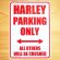 画像1: 看板/プラサインボード ハーレー専用駐車場 Harley Parking *メール便不可 (1)