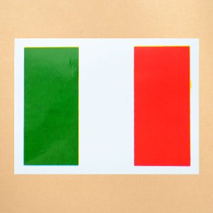 画像1: 国旗ステッカー/シール イタリア (1)