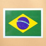 画像: 国旗ステッカー/シール ブラジル