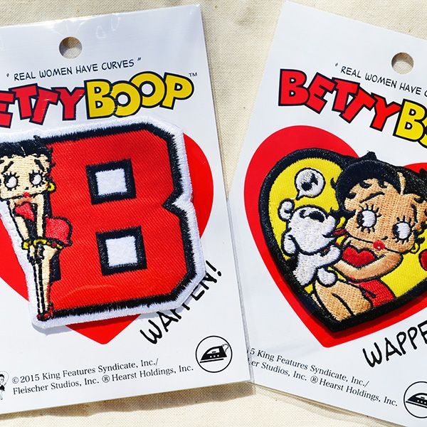 画像: 人気キャラクターベティブープ(Betty Boop) の刺繍ワッペンが新入荷！