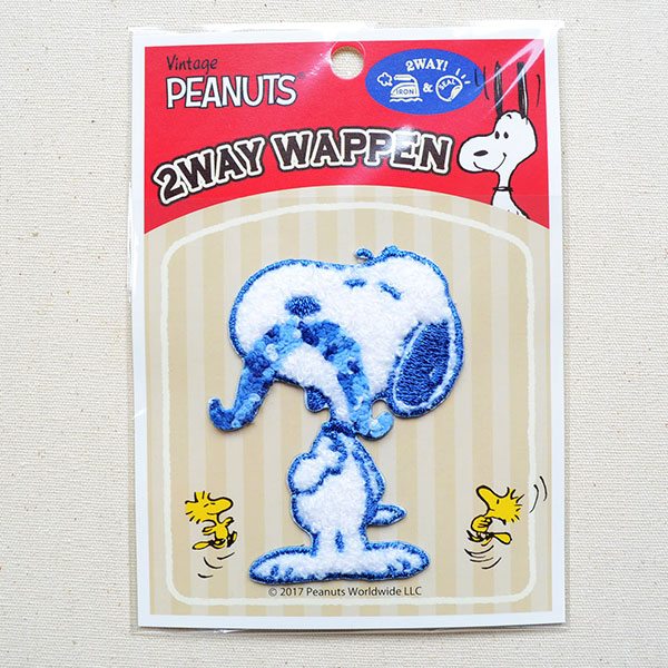 画像: 人気キャラクタースヌーピー(Snoopy) のモコモコワッペンが新入荷