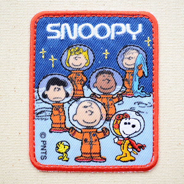 画像: 人気キャラクタースヌーピー(Snoopy) のスペースワッペンが新入荷