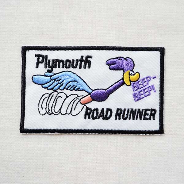ワッペン ロードランナー Road Runner(Plymouth) ワッペン・アップリケ・ステッカー・バッジ通販 ワッペンストア本店