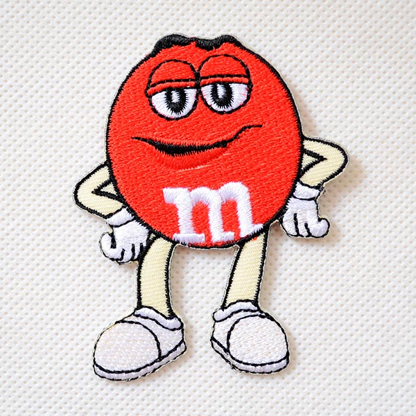 ワッペン M&M's エムアンドエムズ チョコレート(レッド) | ワッペン